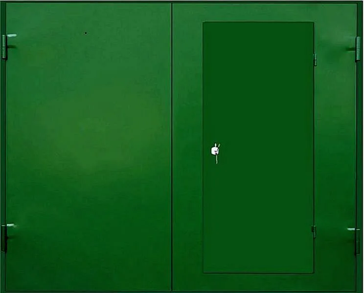 Распашные ворота Grand-9 (Нитроэмаль) - внешняя сторона